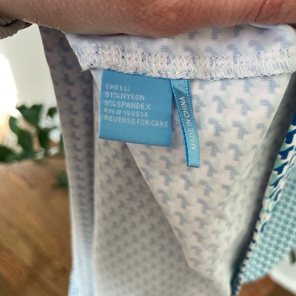 J. McLaughlin Dress Womens Sz Scatalina cloth‎ Built In Bra Halter Nylon Blue - Picture 3 of 10